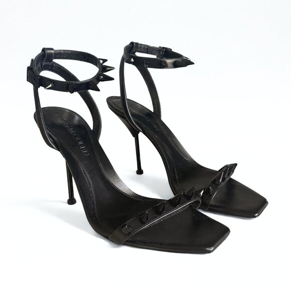 Alexander McQueen Punk Stud Ankle Strap Sandal - Picture 1 of 5